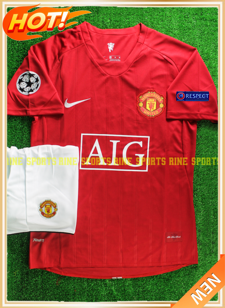 Bộ áo bóng đá MU - Manchester United đỏ Super hàng Thailand kỉ niệm 1998 chuẩn thi đấu 99%