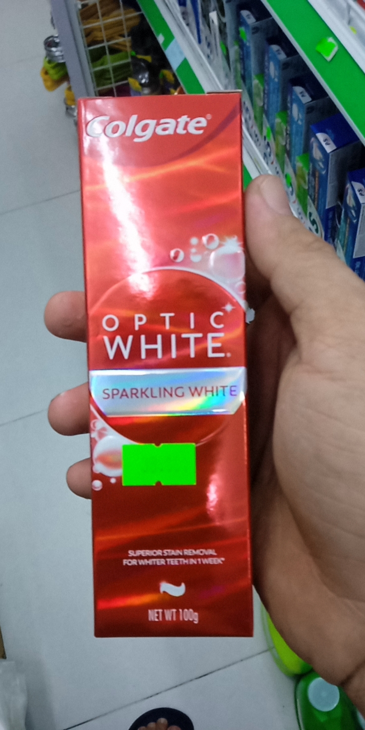 Kem đánh răng Colgate Optic White Plus Shine 100g
