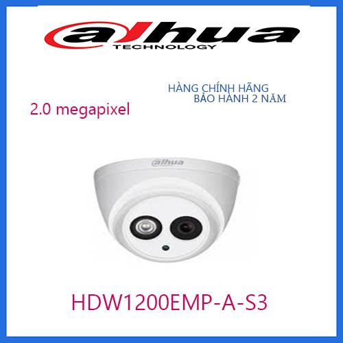 Camera dome hdcvi hồng ngoại 2.0 megapixel dahua hac-hdw1200emp-a-s3