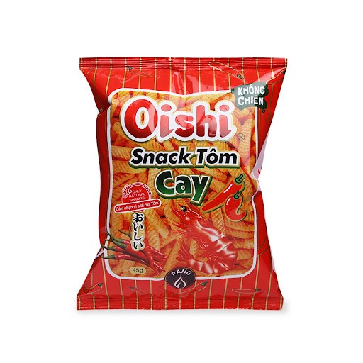 Bim Bim Tôm Vị Cay Oishi 45g