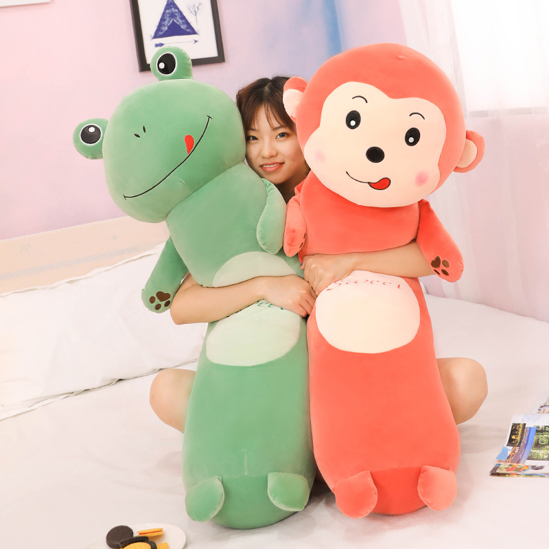 Gối ôm ngủ hình con khỉ dễ thương hàng cao cấp loại 1, chất vải miniso mềm mịn an toàn - Thú bông con khỉ siêu cưng