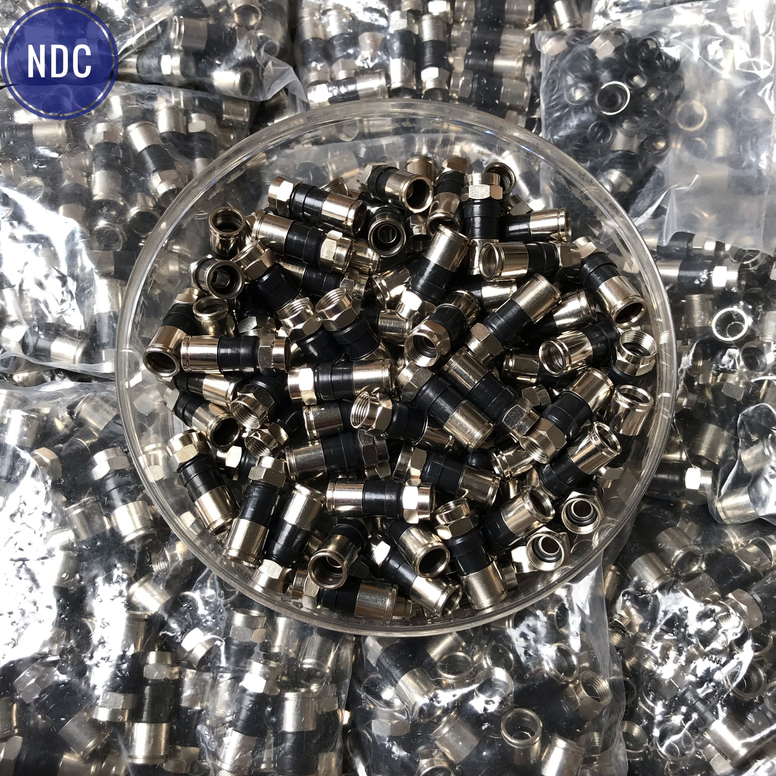 [HCM][Bán sỉ]Bịt 100 Jack TV Rắc Tivi Đực Cái F5 5C 7C, Đầu Nối Cáp TV, Đầu BNC (LOẠI 1)