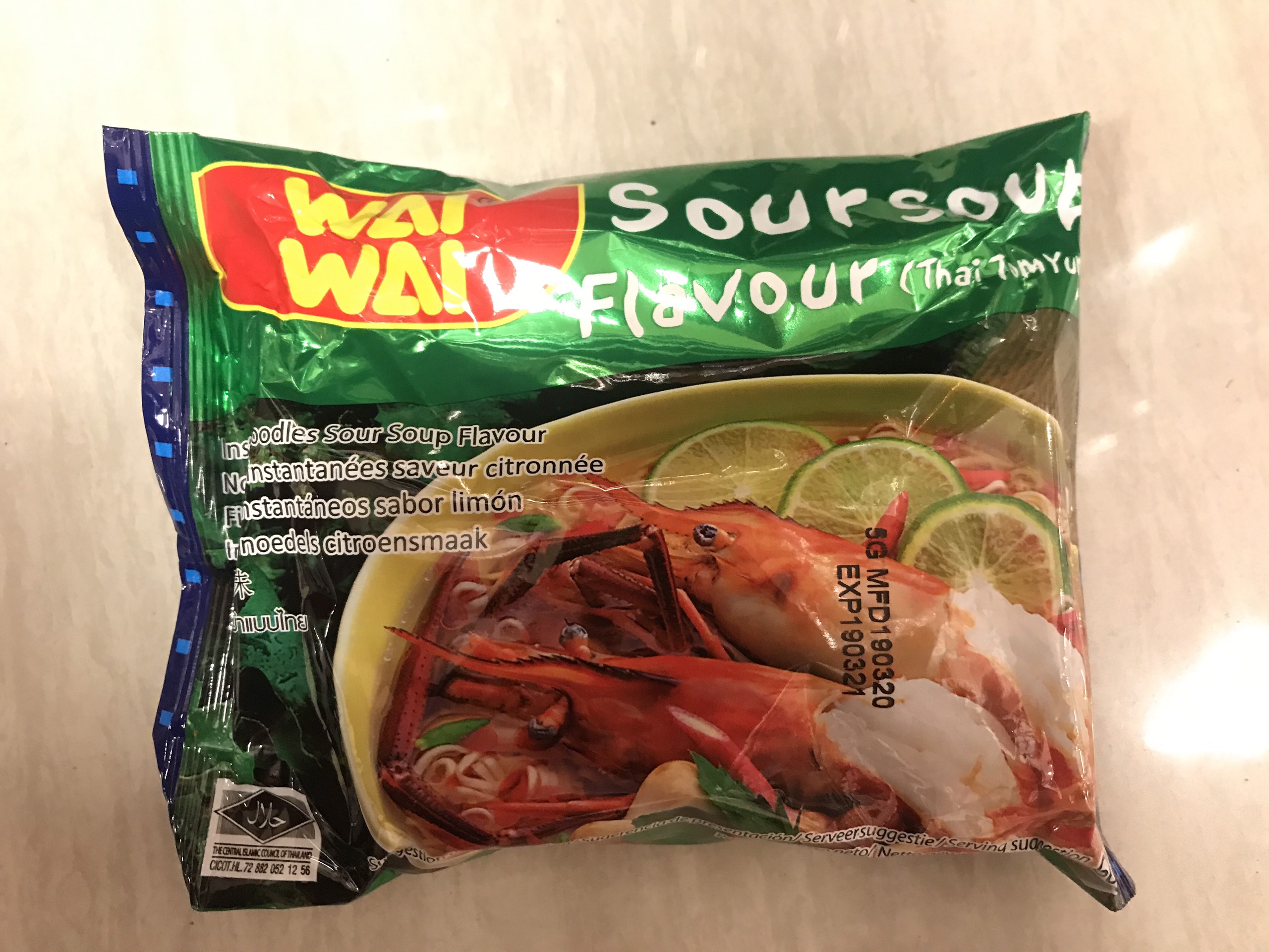 WAI WAI Thùng Mì 30 Gói Lẩu Thái Ăn Liền 60g