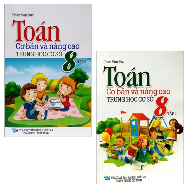 Fahasa - combo sách hay toán cơ bản và nâng cao 8: tập 1 và 2