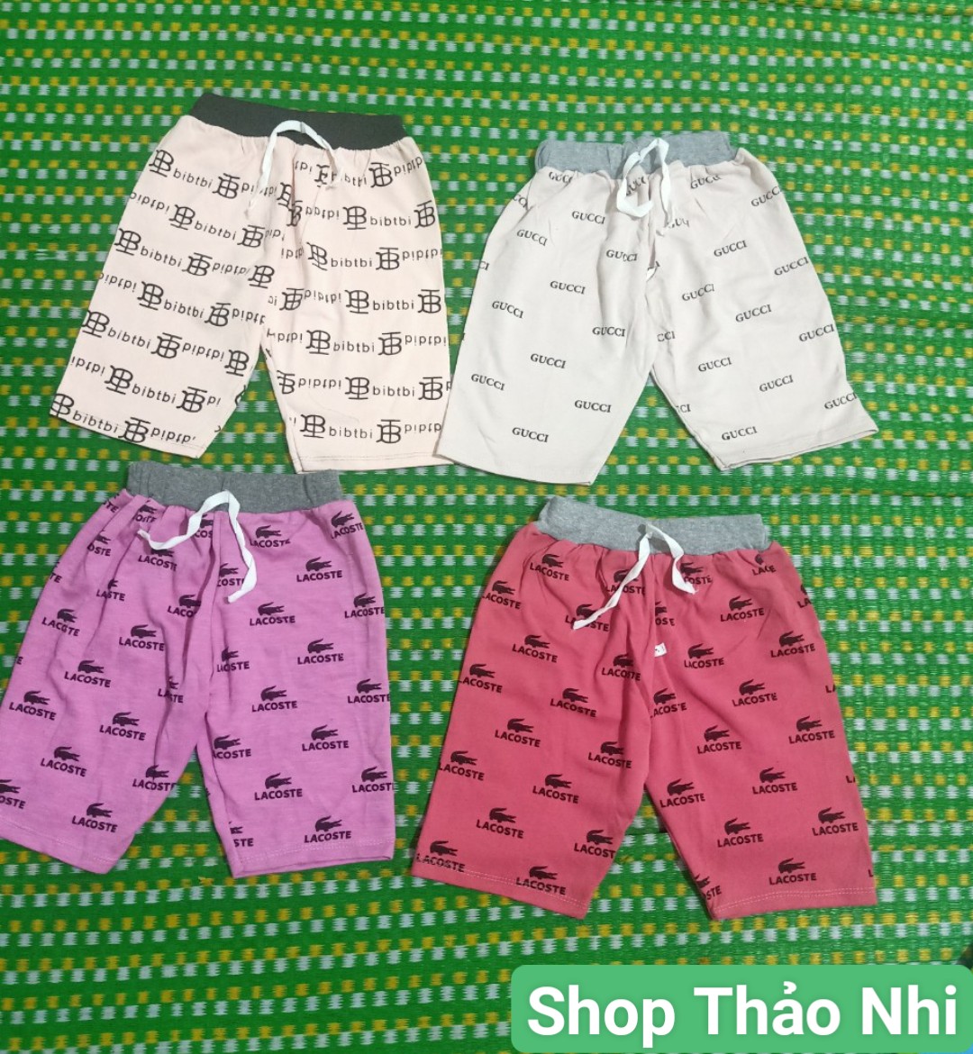 Quần lửng màu hồng cho bé