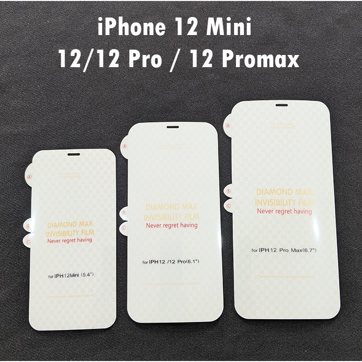 Miếng dán ppf chống xước full màn hình iphone 12 mini 12 12 pro 12 promax
