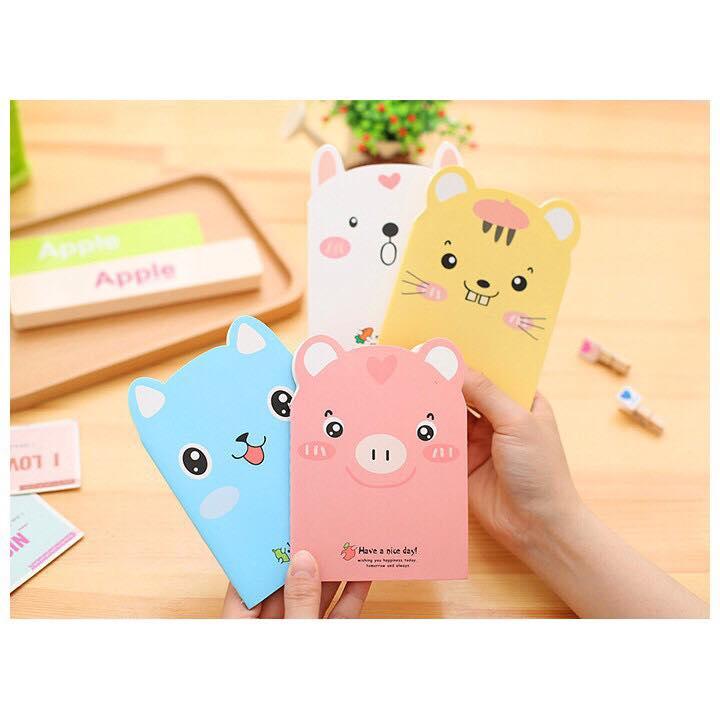COM BO 2 QUYỂN SỔ HÌNH GẤU