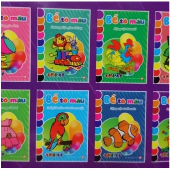 Quyển tập tô cho bé