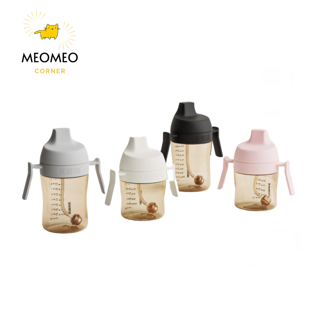 Bình Tập Uống Nước HEORSHE Chuẩn Nha Khoa Chính Hãng 210ml/300ml