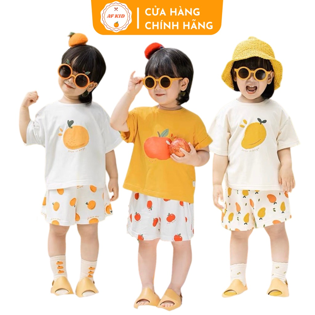 Bộ quần áo trẻ em 7-27kg cộc tay AF KID Dưa hấu cho bé trai bé gái chất cotton 4 chiều cao cấp siêu mềm mát - AF Kids