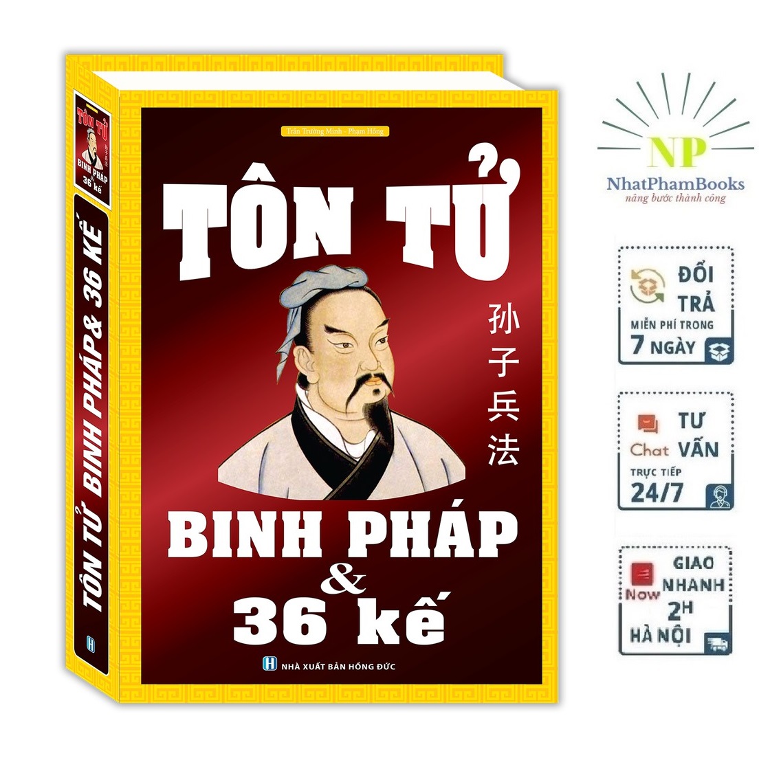 Sách - tôn tử binh pháp và 36 kế - bìa cứng tặng kèm bookmark