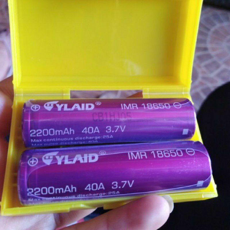 Pin sạc 18650 cylaid 2200mah 40a 3.7v