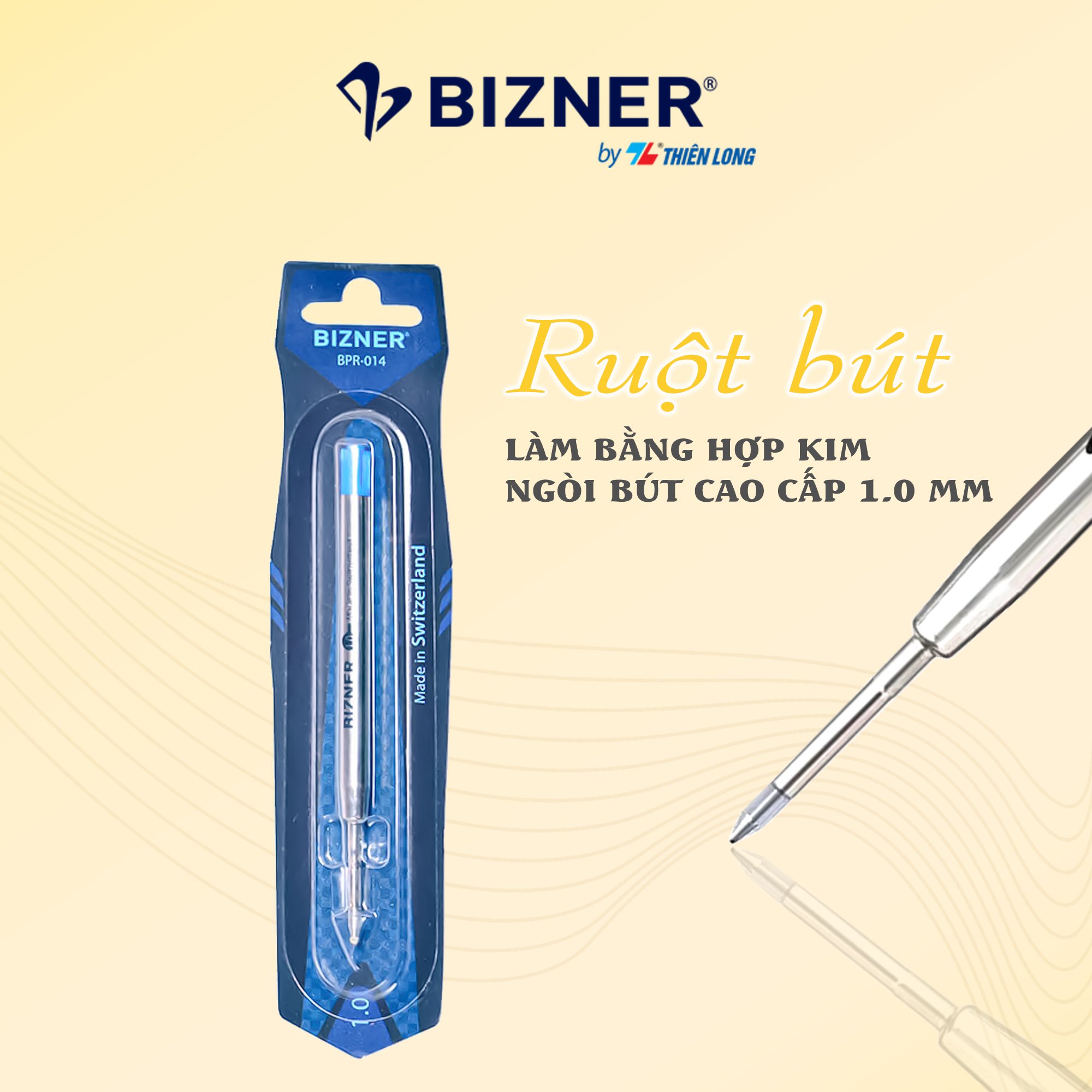 Ruột bút bi cao cấp jumpo thiên long bizner bpr-014
