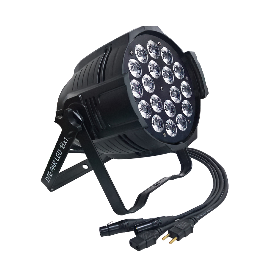 Đèn dte par led 18x10w 4in1 rgbw
