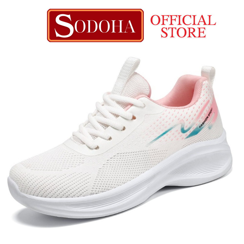 Giày nữ , giày thể thao nữ , giày sneaker nữ sodoha sdh82s siêu nhẹ , siêu êm