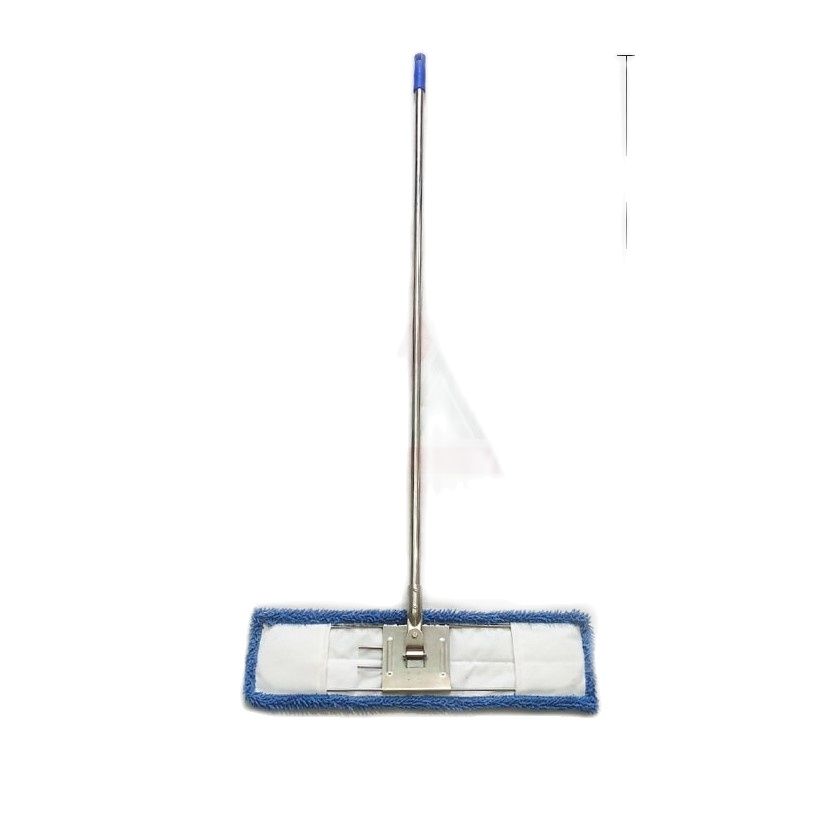 Chổi Lau Nhà Công Nghiệp Bản Lau 60cm Cán Rút - Cây đẩy lau khô sàn dành cho văn phòng, bệnh viện