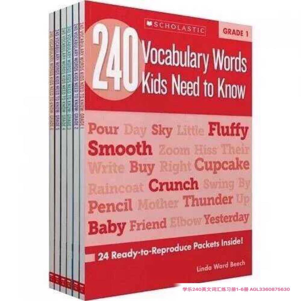 Bản nhập 6q - 240 Vocabulary words kids need to know