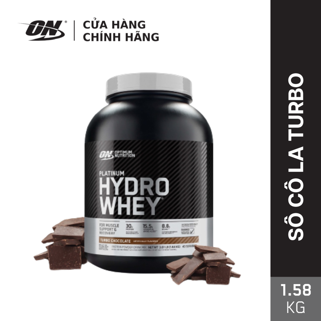 Tăng cơ Optimum Nutrition Platinum Hydrowhey 100% Hydrolyzed Whey Protein Isolate Powder 3.5lb (40 Servings)