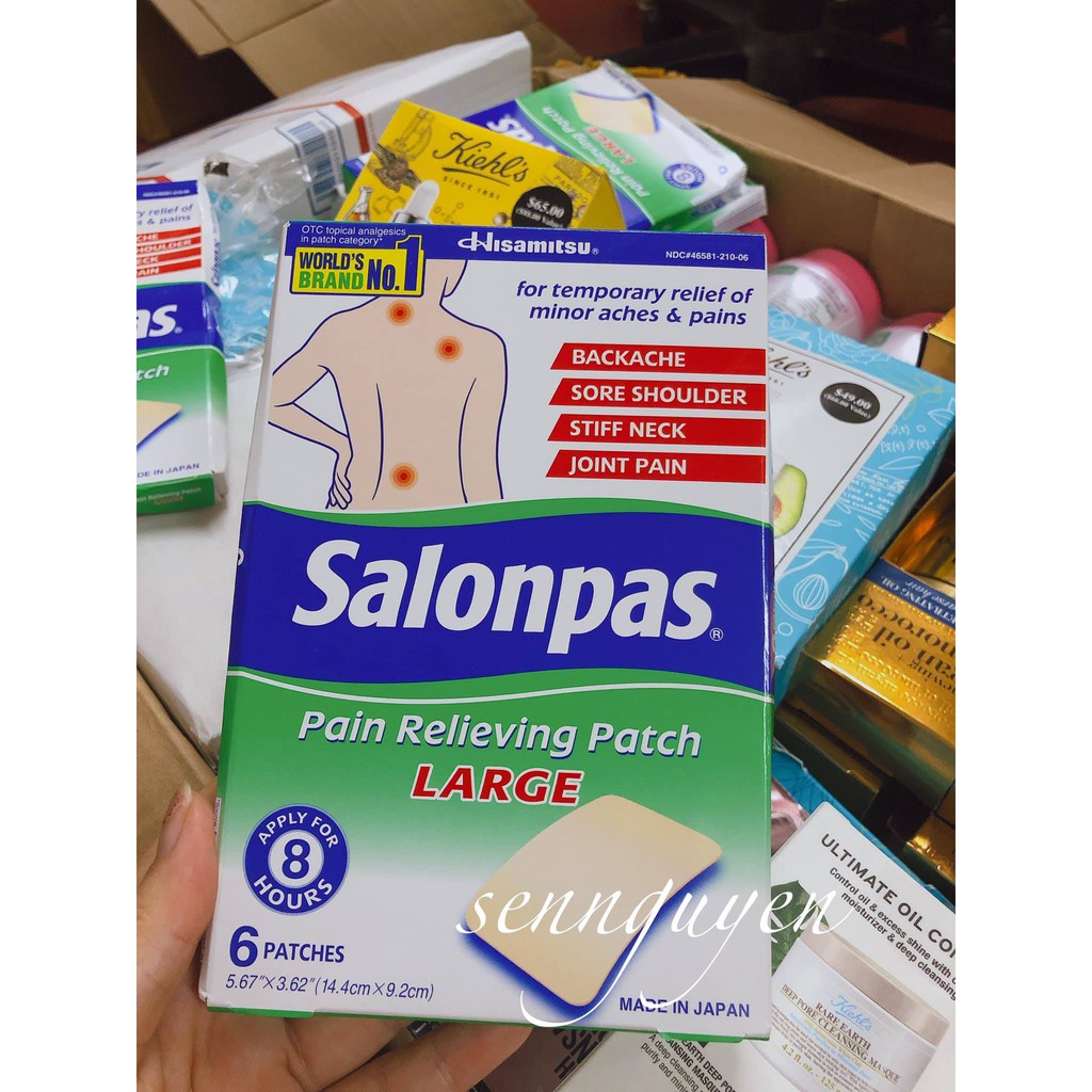 Dán Salonpas hàng xách Usa