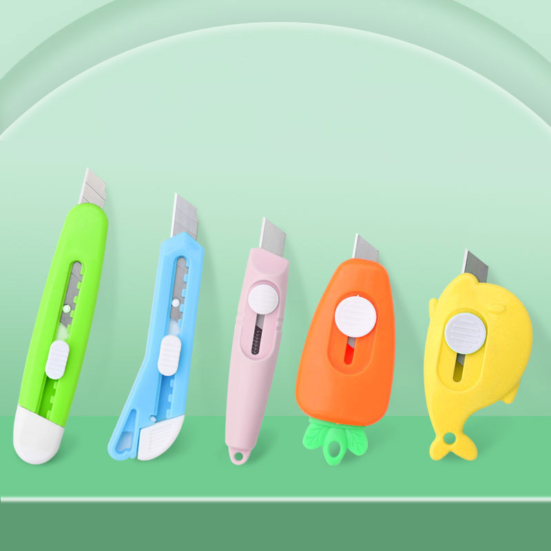 Dao rọc giấy mini nhiều mẫu, dao cắt nhiều hình tiện ích, dễ thương