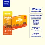 Thùng 48 hộp Sữa nước Vinamilk Dielac Gold 180ml - sữa bột pha sẵn hỗ trợ phát triển trí não của trẻ, tăng cân, chiều cao (Sữa dành cho trẻ em trên 1 tuổi)