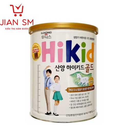 Sữa dê núi hikid dành cho bé từ 1 đến 9 tuổi