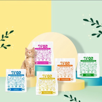 Cát đậu nành Emily Tofu hữu cơ TFOR cho mèo xả trực tiếp được bồn