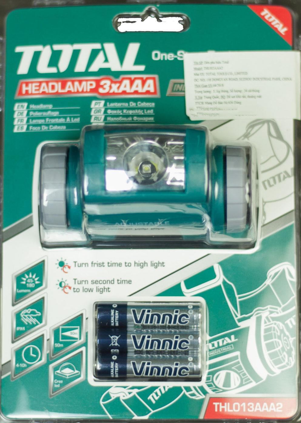 Đèn pha đeo đầu total thl013aaa2
