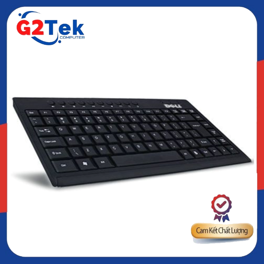 Bàn phím máy tính dell mini 616 multimedia, phím gõ êm và nhạy, nhỏ gọn tiện lợi, phù hợp văn phòng và học tập