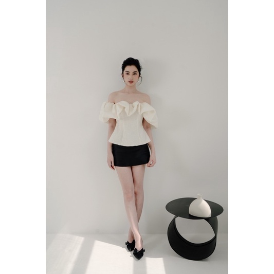 Joie des roses - chân váy đen ngắn enda skirt