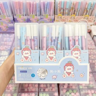 Bút gel xóa được CS-G206 hộp 12- xanh