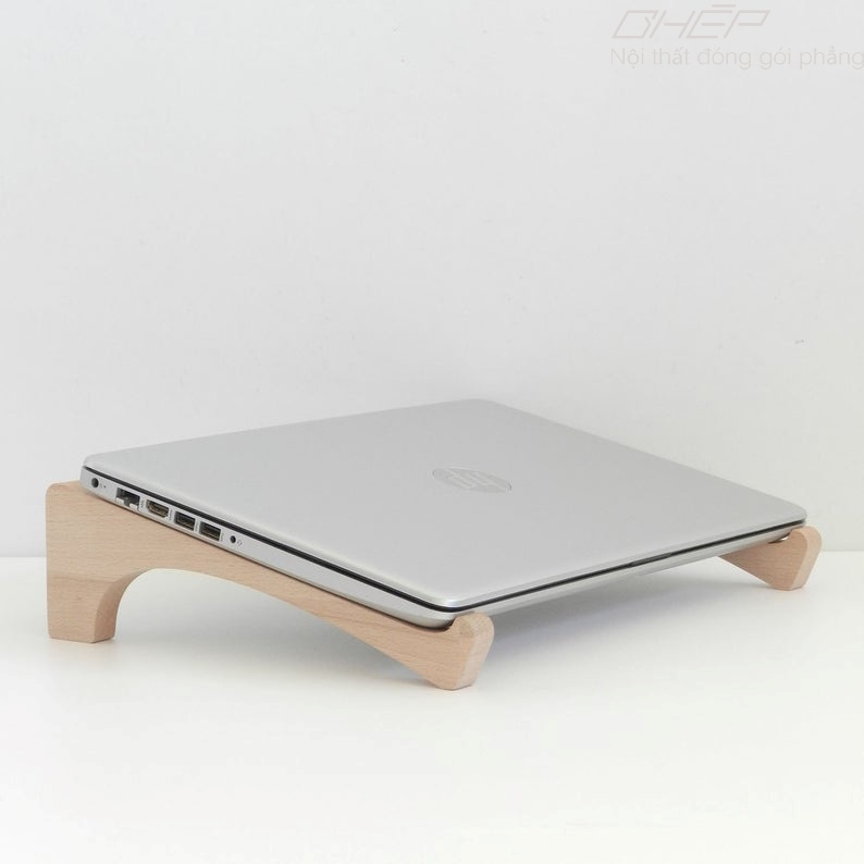 Giá đỡ laptop fasi.lasta-001/ kệ laptop gỗ / kệ macbook / giá đỡ cho máy tính 13 - 17 inch +