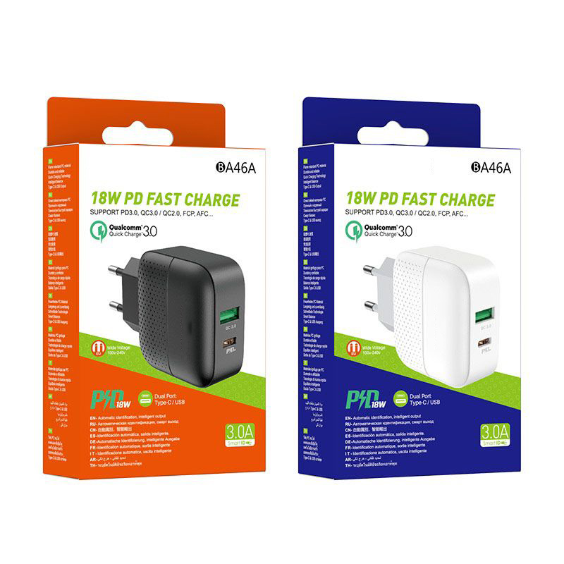 [HCM]Cóc Sạc nhanh Borofone BA46A 18w cổng usb và type-c sạc ip 11 sạc nhanh cho samsung sạc nhanh cho iphone- beekeystore