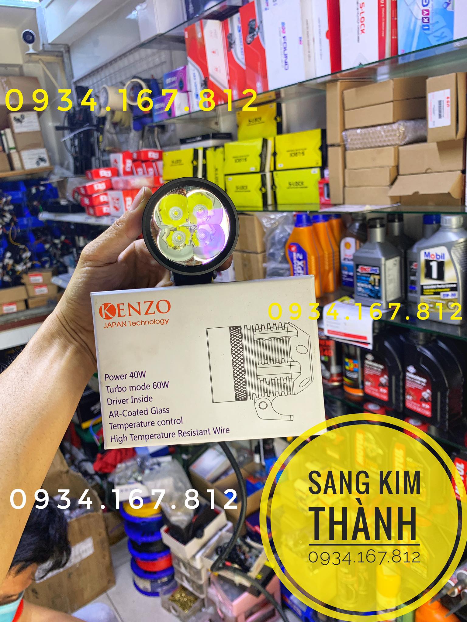 Đèn led kenzo kz40 v3.2 hàng chính hãng