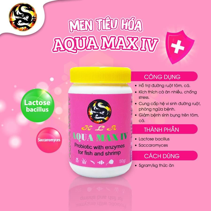Men tiêu hoá cho cá cảnh AQUA MAX 4