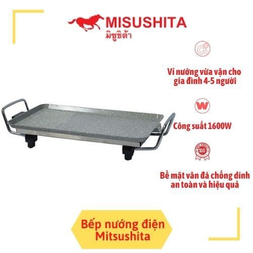 Bếp nướng điện không khói MISUSHITA SS01 vân đá hoa cuongwtieets kiệm điện năng
