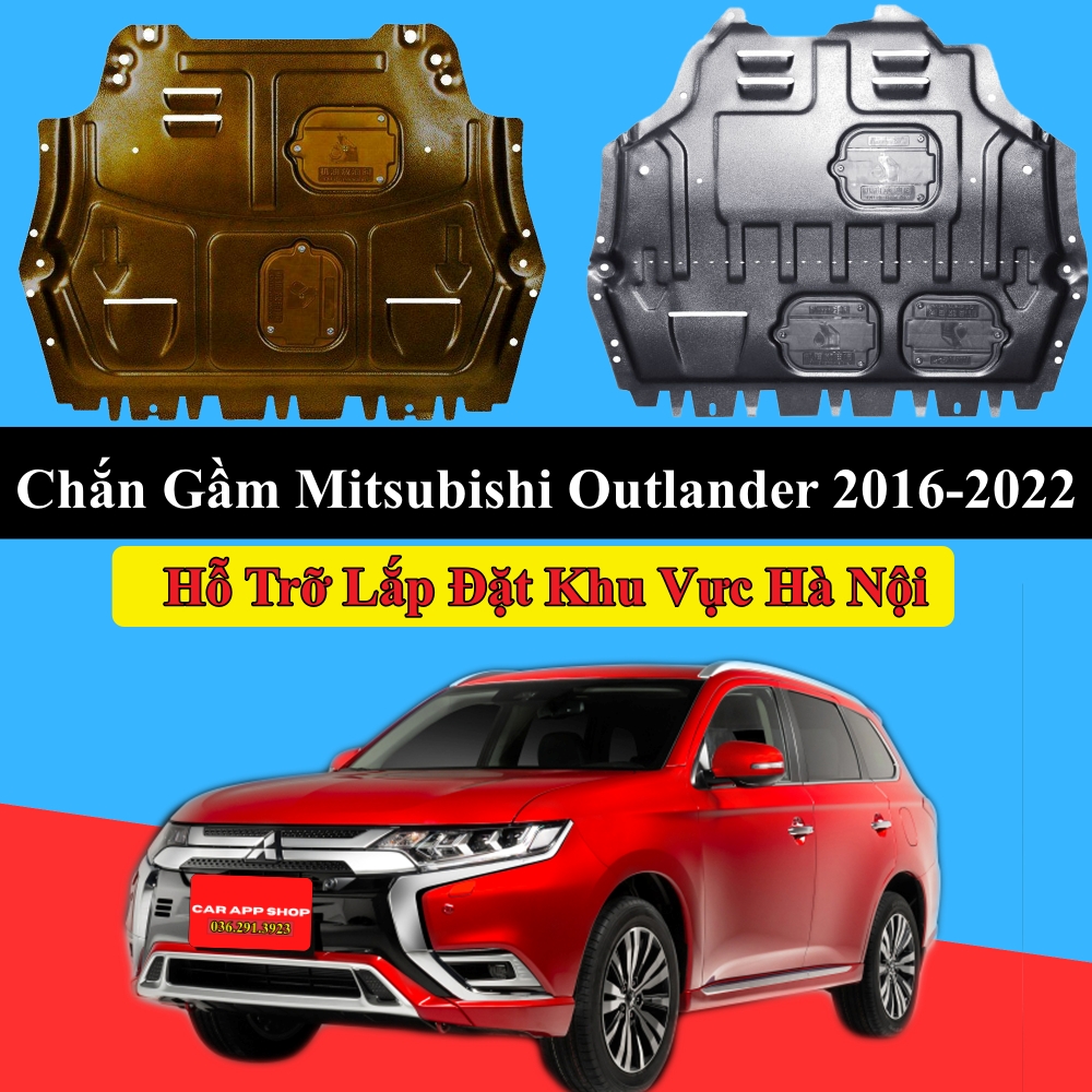 Chắn Bùn Gầm, Mitsubishi Outlander Ốp Gầm Bảo Vệ Động Cơ