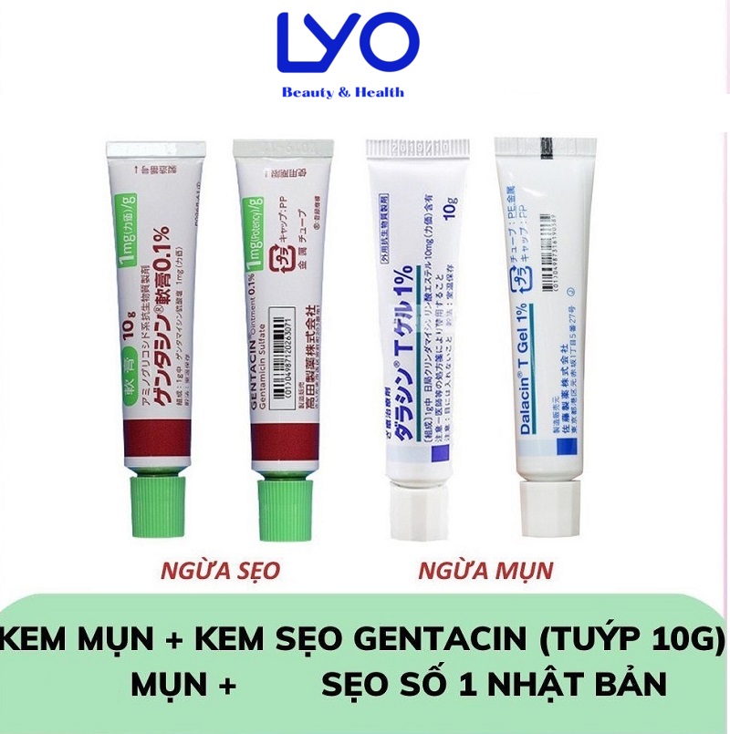 KEM SẸO - KEM MỤN GENTACIN NHẬT BẢN TUÝP 10G Lyo.vn