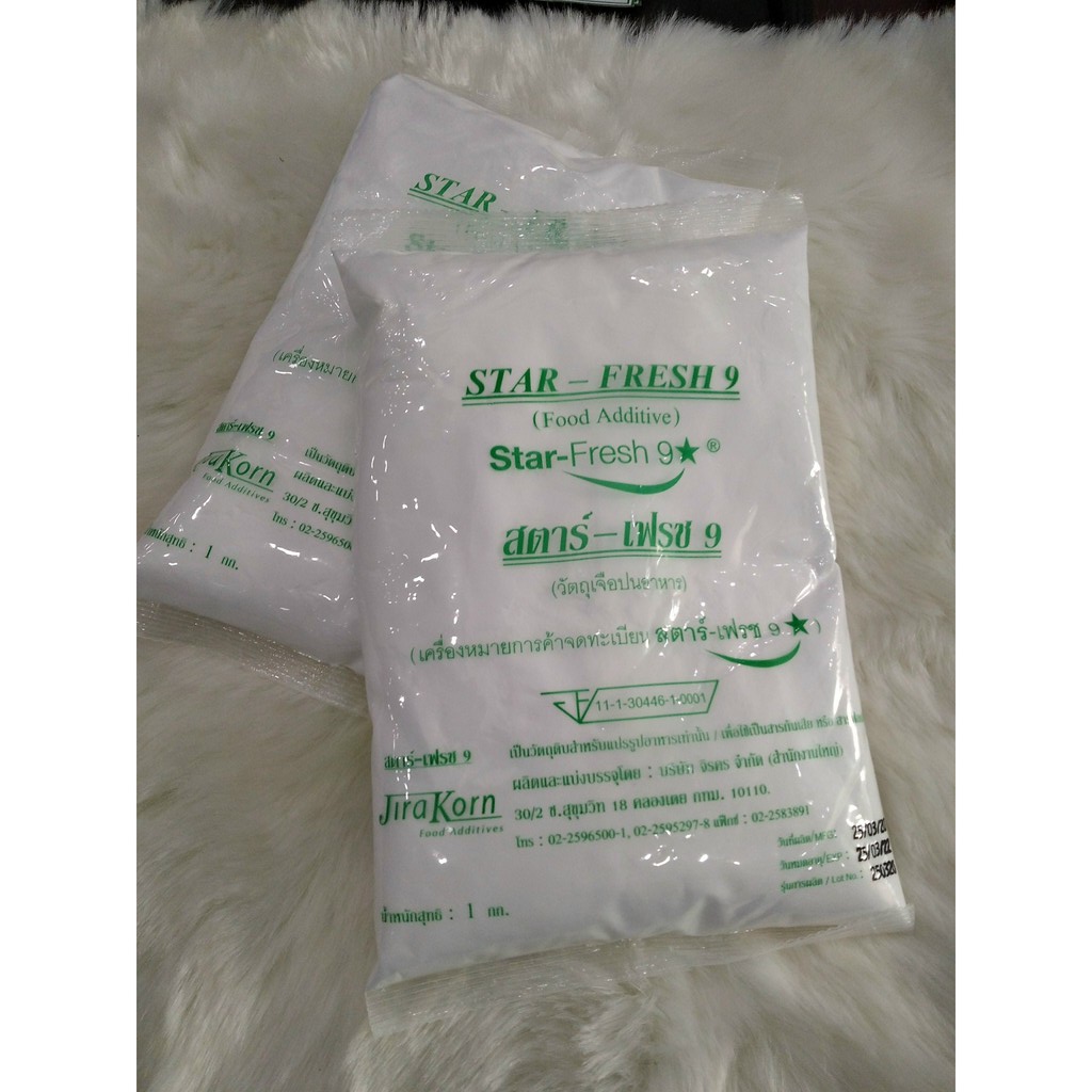 1kg chất tăng trắng, tẩy trắng cho thực phẩm star fresh 9