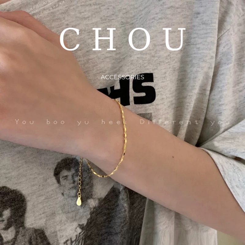Vòng tay lắc tay titan basic | chou accessories |