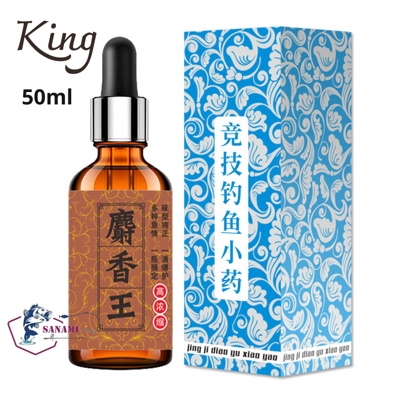 Tinh Mùi Xạ Hương King, Tinh Chất Câu Cá Tổng Hợp Chép Diếc Trắm Cỏ Rô, Rô Phi Siêu Nhạy MO11 - Sanami Fishing