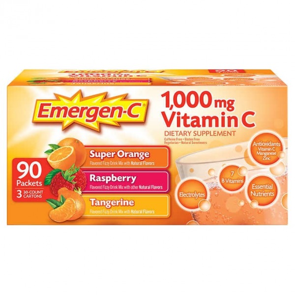 Bột hòa tan Vitamin C Emergen C 30 gói hương trái cây