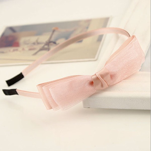 Bờm cài tóc nơ handmade bct87.ib mầu