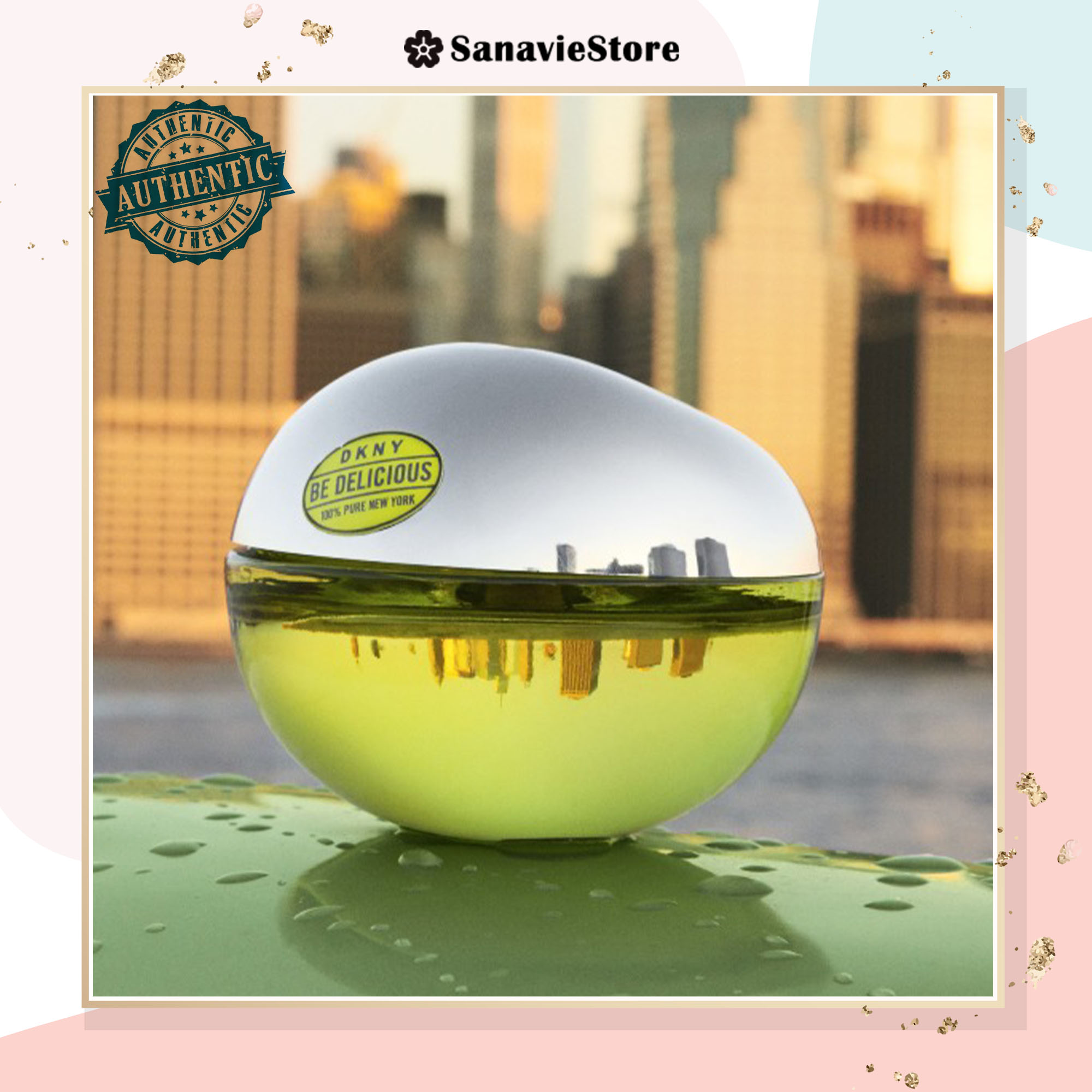 Nước hoa dkny táo xanh, mẫu thử nước hoa nữ donna karan dkny be delicious edp 2ml, 5ml, 10ml chính hãng