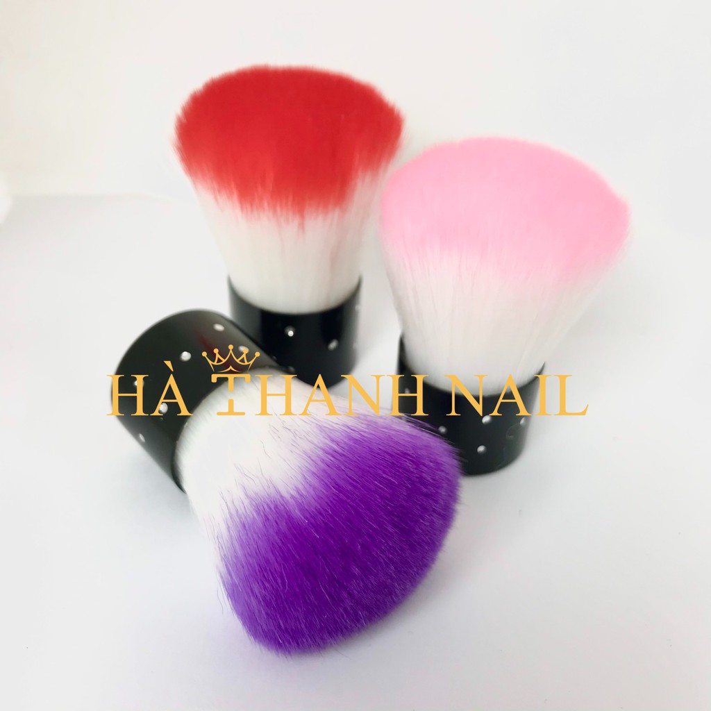 Chổi phủi bụi nail , cọ phủi bụi nail cán ngắn