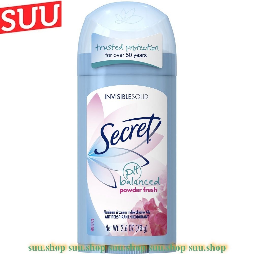Sáp khử mùi secret 73g ph powder fresh