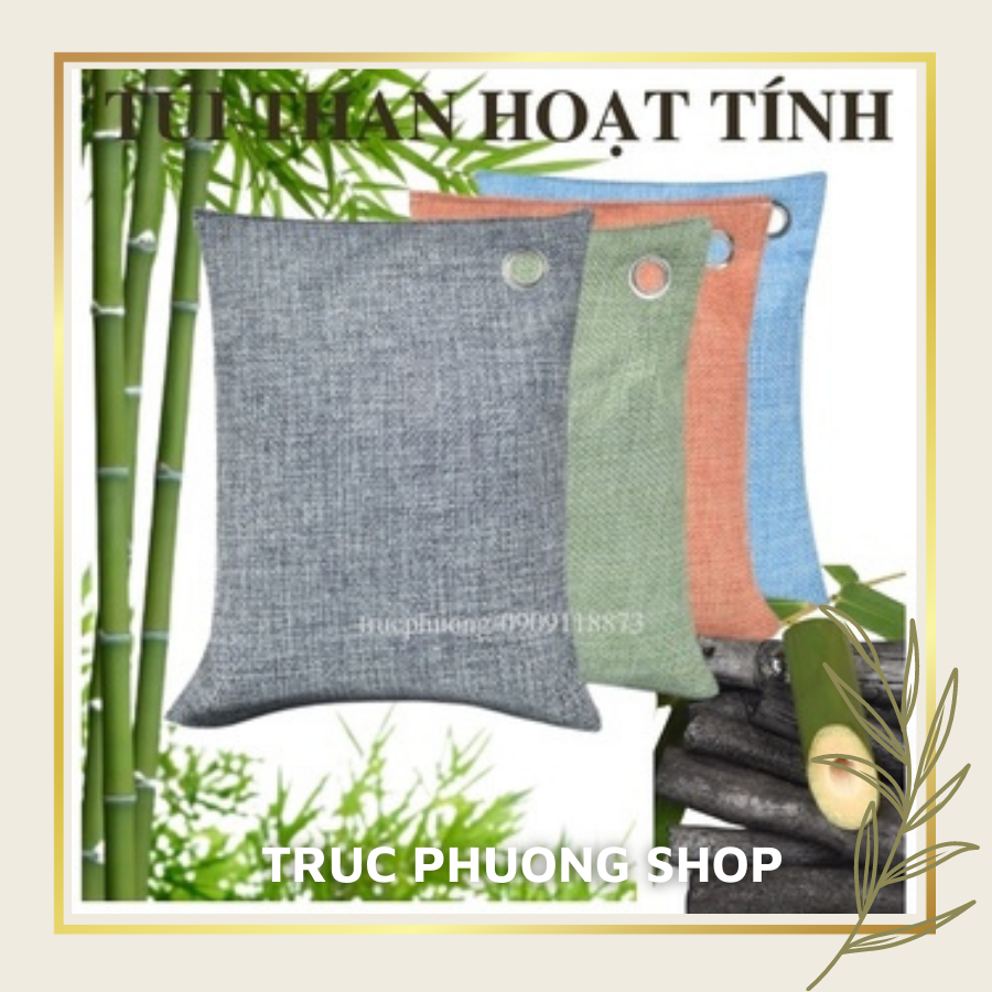 Túi than hoạt tính gáo dừa hoặc than tre hoạt tính khử mùi ô tô, xe hơi, khử mùi xe, mùi hôi giày dép, mùi ẩm mốc, lọc không khí trong nhà hạn sử dụng lên đến 2 năm