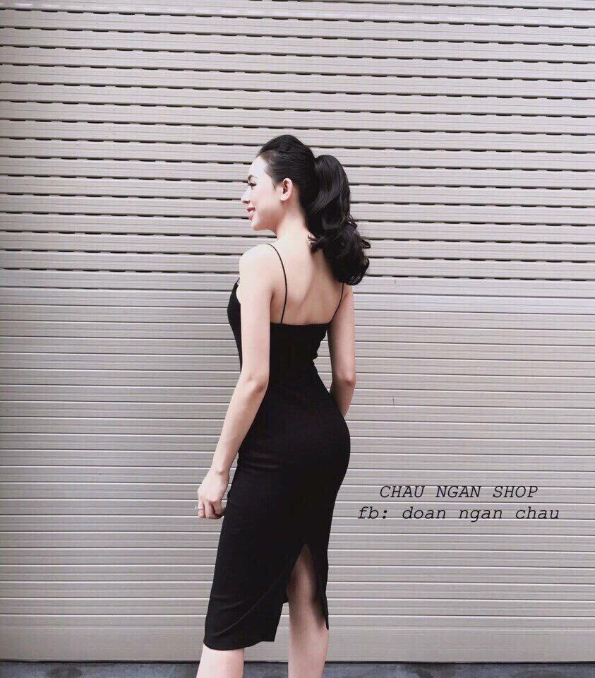 ĐẦM BODY 2 DÂY PHỐI SỌC  HÀNG NHẬP QUẢNG CHÂU CAO CẤP CỰC ĐẸP ( HÌNH MẪU CHỤP THẬT )