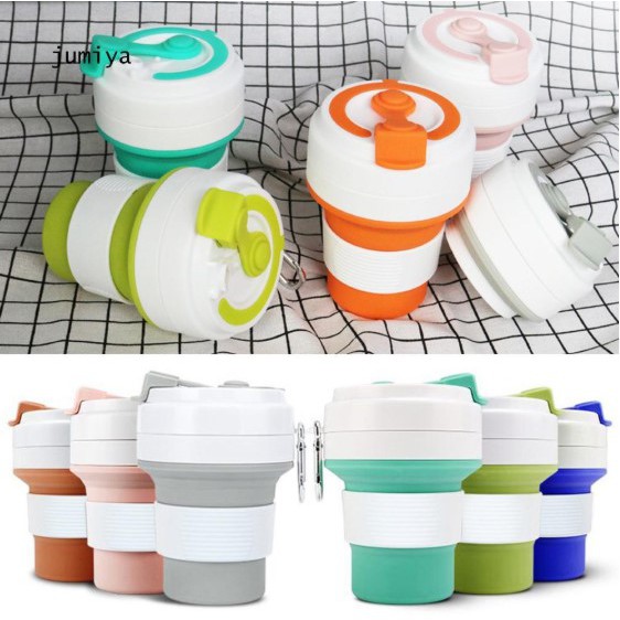 [HCM][GIẢM GIÁ SỐC] LY SILICON GẤP GỌN 350ML KÈM ỐNG HÚT Ly Uống Nước Thông Minh 350ml Gấp Gọn Tiện Dụng Ly Silicon giữ nhiệt gấp gọn uống cà phê nước trái cây 350ml Set cốc uống nước 350ml bằng silicon có thể gập lại kèm ống hút