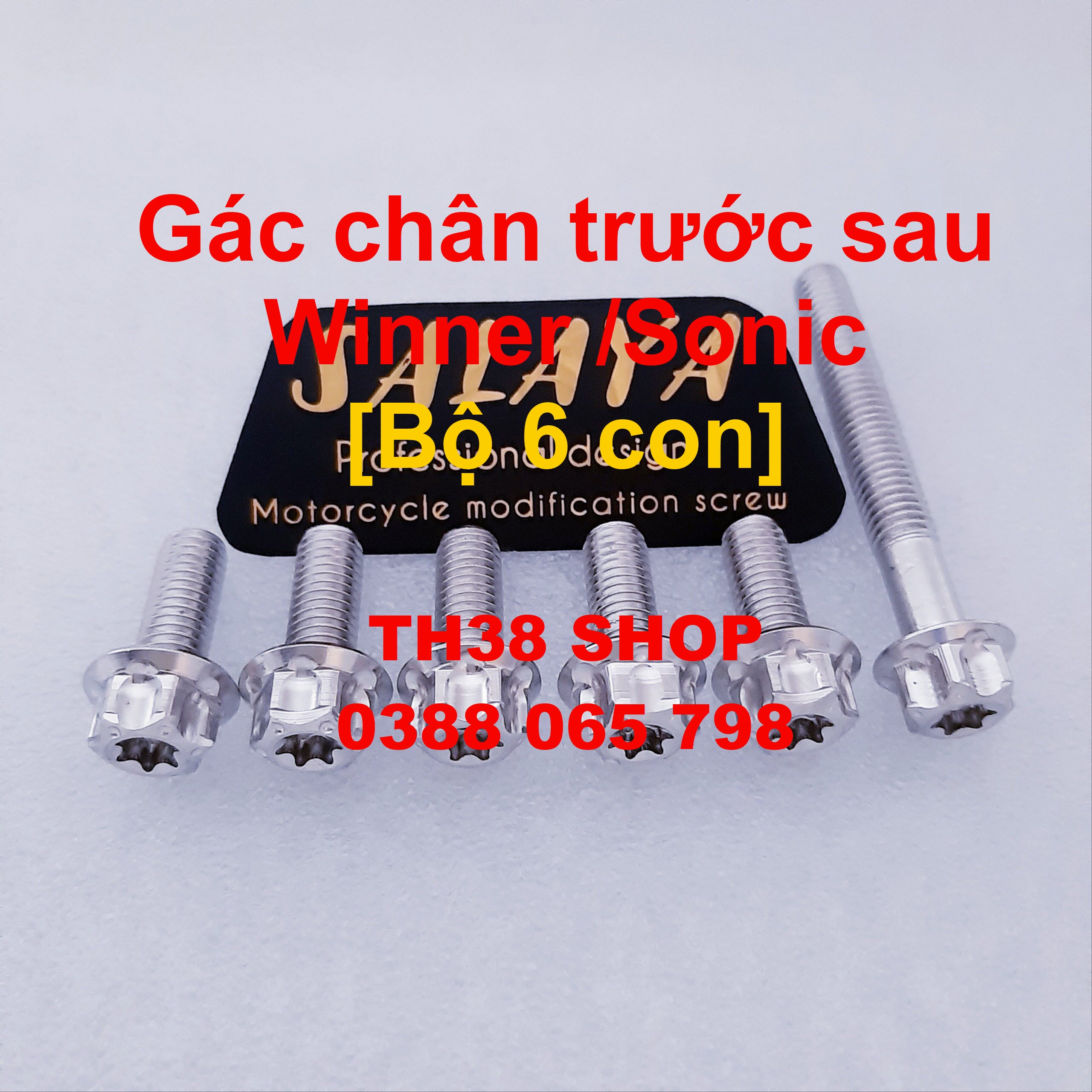 ốc gác chân salaya winner, sonic [bộ 6 con trước sau]